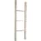 Ekena Millwork 15"W x 48"H x 3 1/2"D Vintage Farmhouse 3 Rung Ladder, Barnwood Decor Collection, Chalk Dust White DECR015X048X04LDRWH - alternate 1